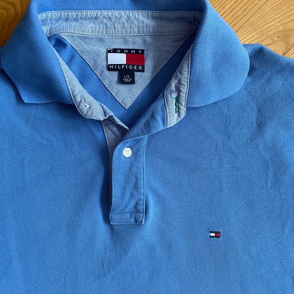 Vintage Tommy Hilfiger Sky Blue Polo